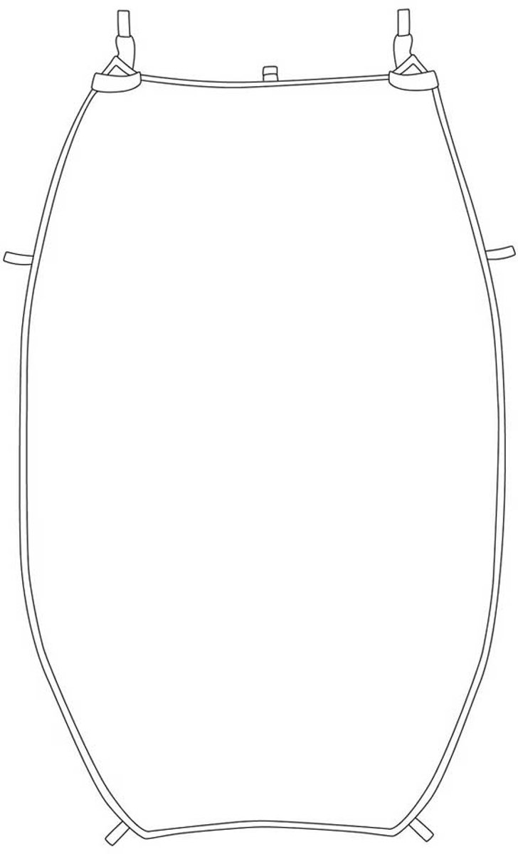 thule chariot regenhoes paars jongen