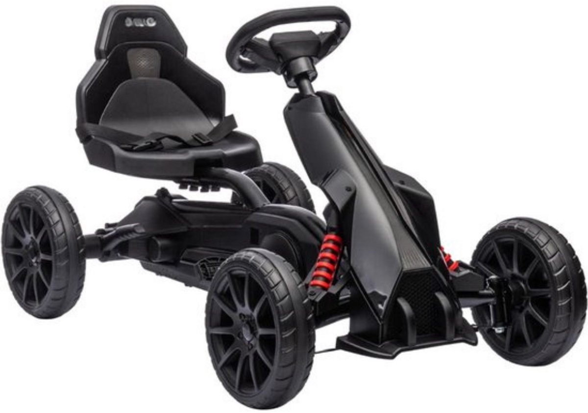 Thuys – Skelter voor Jongens – Ligfiets – Verstelbaar Zadel – Geschikt voor 3-8 Jaar – Stoer Design – Black on Black Skelter kopen online