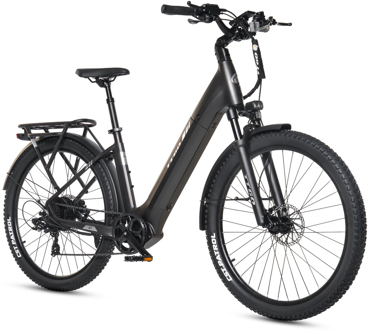 TTGO Z3 Elektrische Fiets – 27.5 Inch Stadsfiets – 720Wh Accu – Achterwielmotor – Actieradius tot 120 km – Shimano 7 Versnellingen – Hydraulische Schijfremmen –Zwart Fiets (elektrisch) kopen online