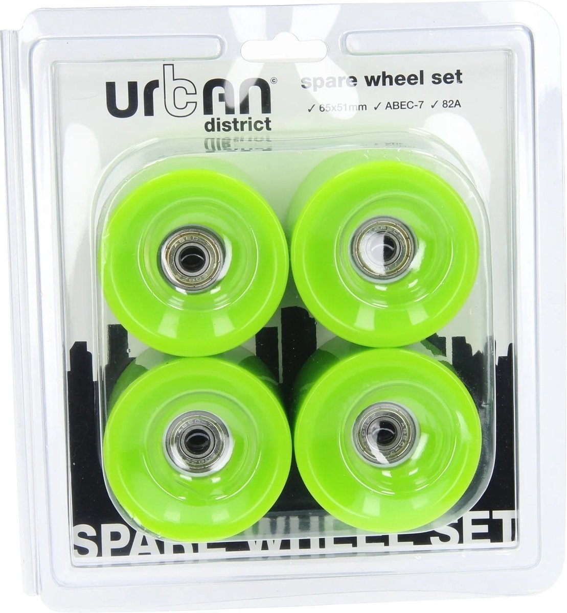 Urban Wielen - Limoengroen Longboard kopen online