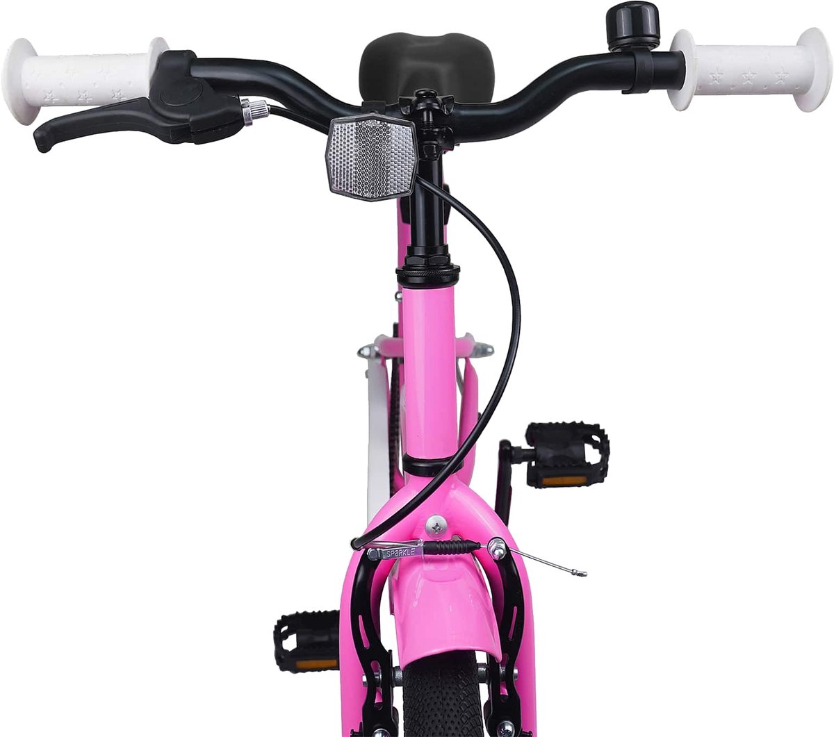 vidaxl kinderfiets 18 inch voor 5 7 jaar oud donkerroze