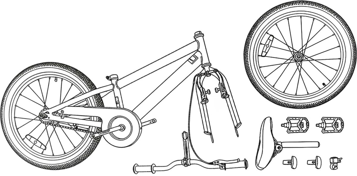 vidaXL - Mountainbike - 20 - Inch - 6-Speed - voor - 5-8 - jaar - oud - Groen Fiets kopen online