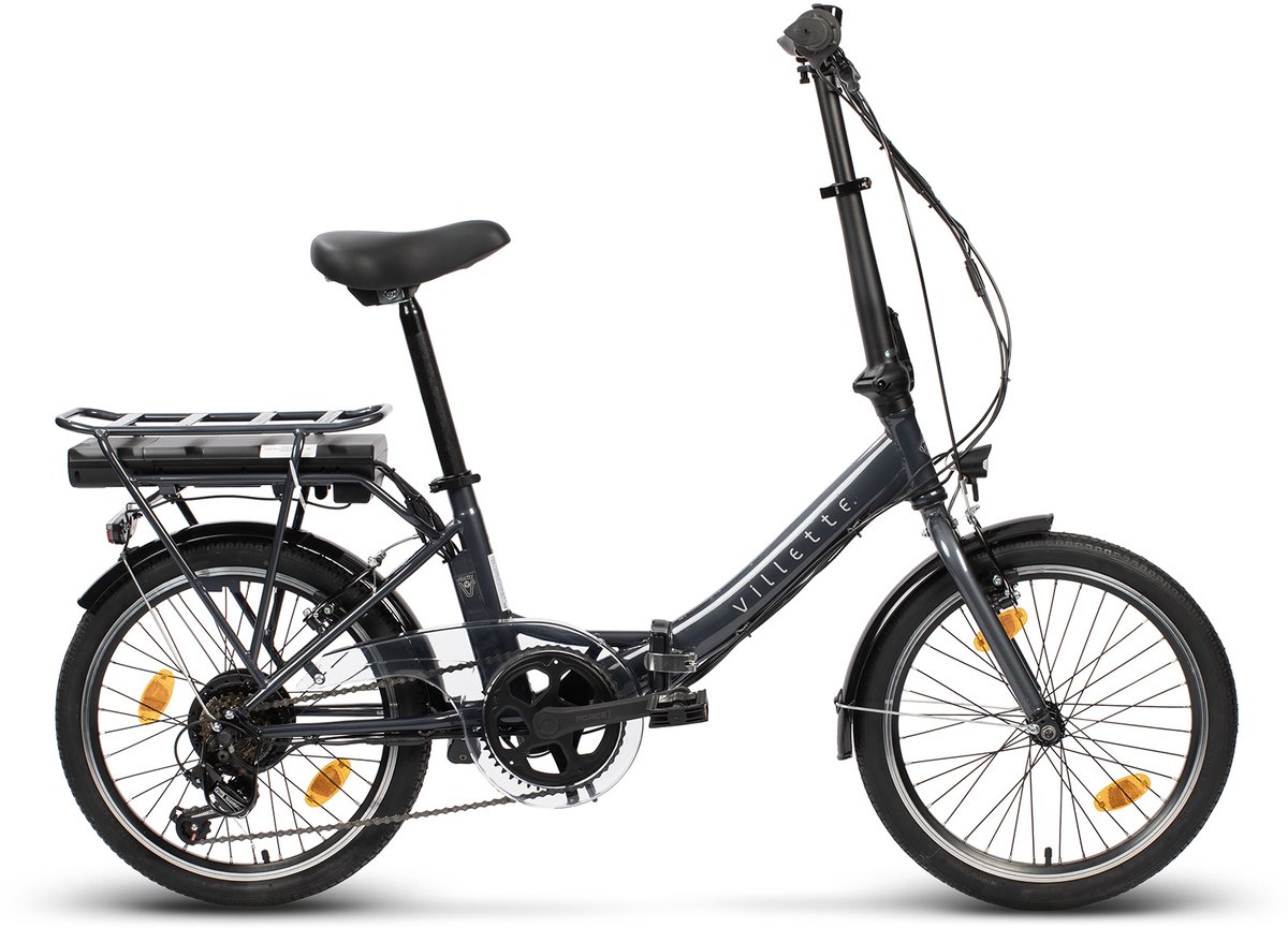 villette l escapade vouw ebike dark grey