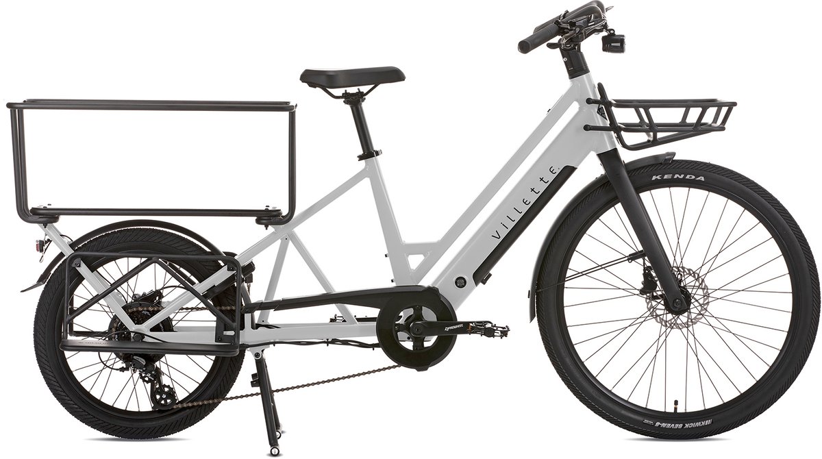 Villette La Famille elektrische longtail transportfiets 10 Ah wit Fiets (elektrisch) kopen online