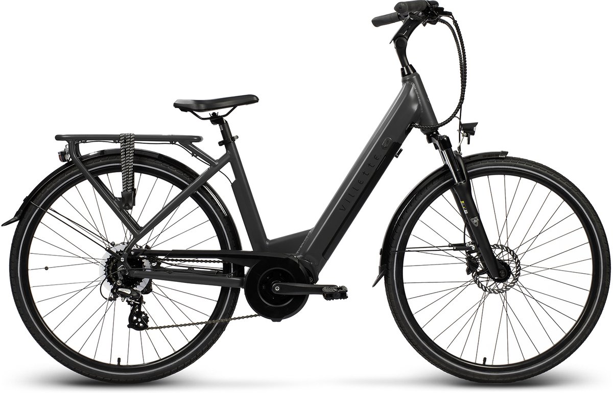 Villette le Midi elektrische fiets middenmotor 13Ah dark grey Fiets (elektrisch) kopen online