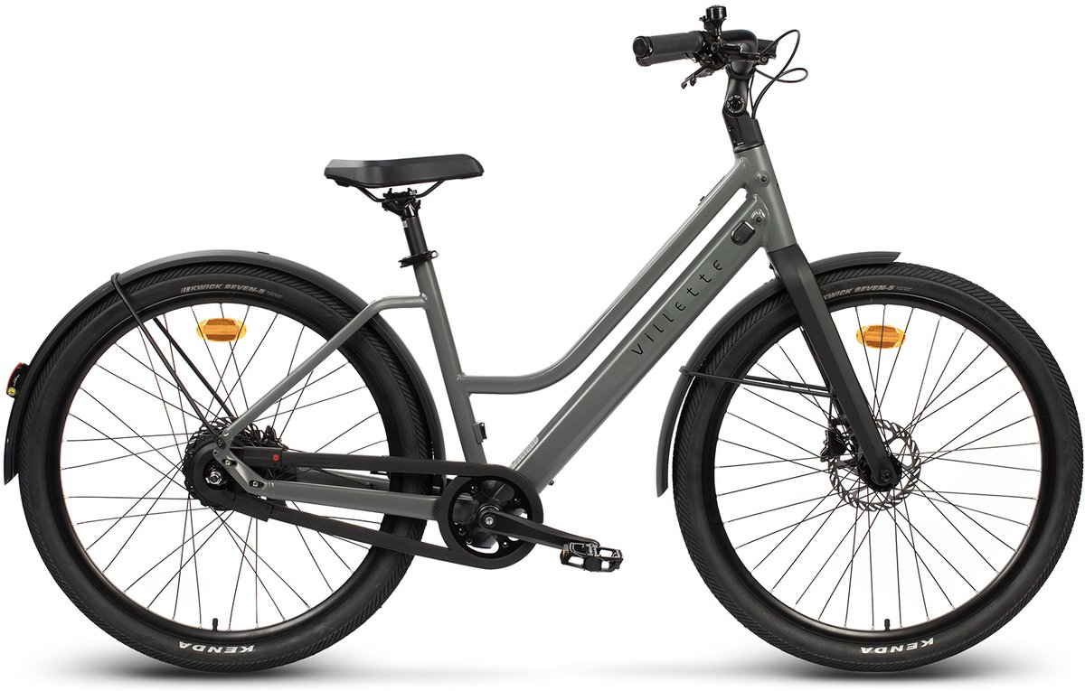 villette le mouvement gl elektrische stadsfiets automaat 10 ah grijs