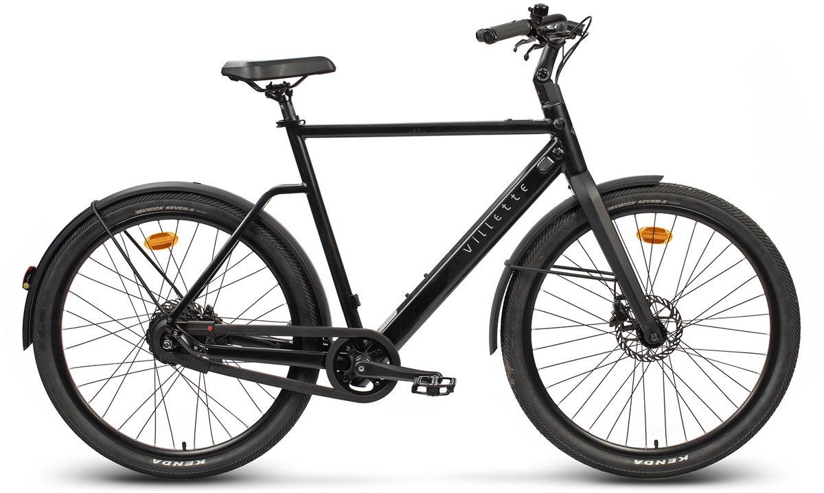 villette le mouvement gl elektrische stadsfiets automaat 10 ah zwart