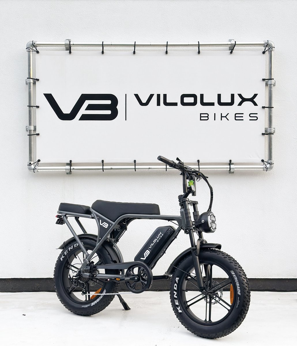 Vilolux® Fatbike electrisch - Fatbike C80 - GREY - Legaal - Achterzit - Rijklaar geleverd - Niet opvoerbare fatbike - 2 Jaar garantie - Hydraulische remmen - Alarm - Telefoontasje - Full Color LCD Display Fiets (elektrisch) kopen online