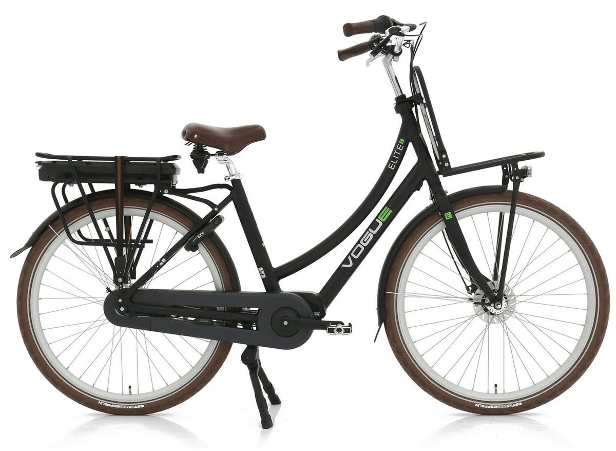 vogue elite mid elektrische fiets bafang m300 transportfiets zwart