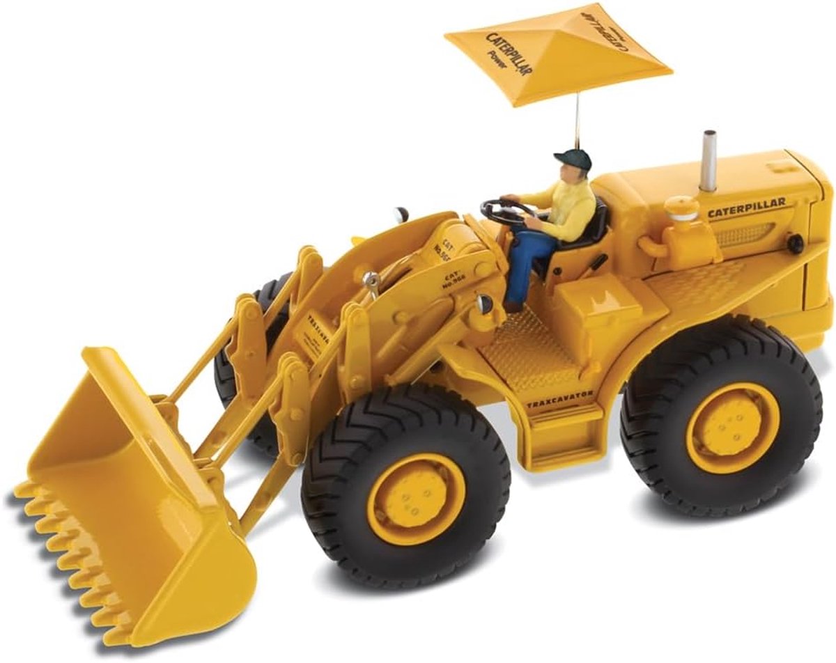 wiellader vintage model schaalmodel collector modelbouw display gedetailleerde replica schaal 1 50 caterpillar geel
