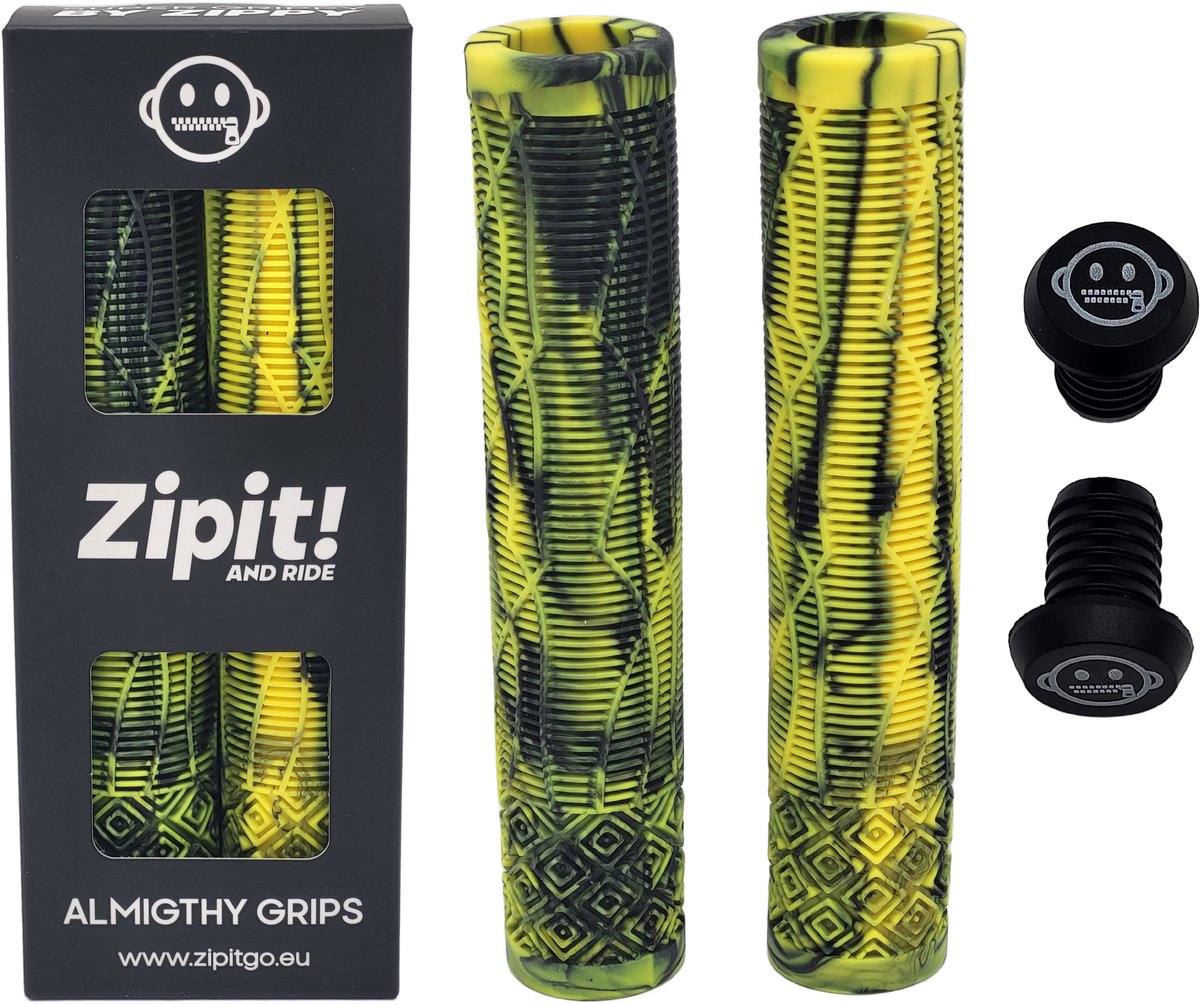 zipit almighty grips 160mm single double color handvatten
