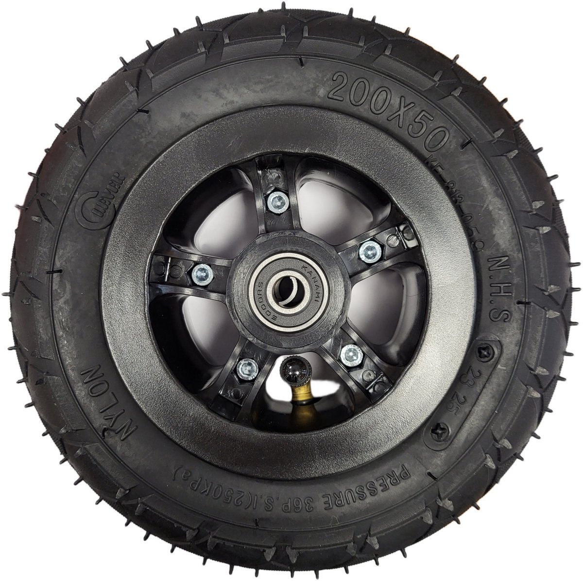 Zipit Mountainboard Wheel Complete Black Skateonderdeel kopen online