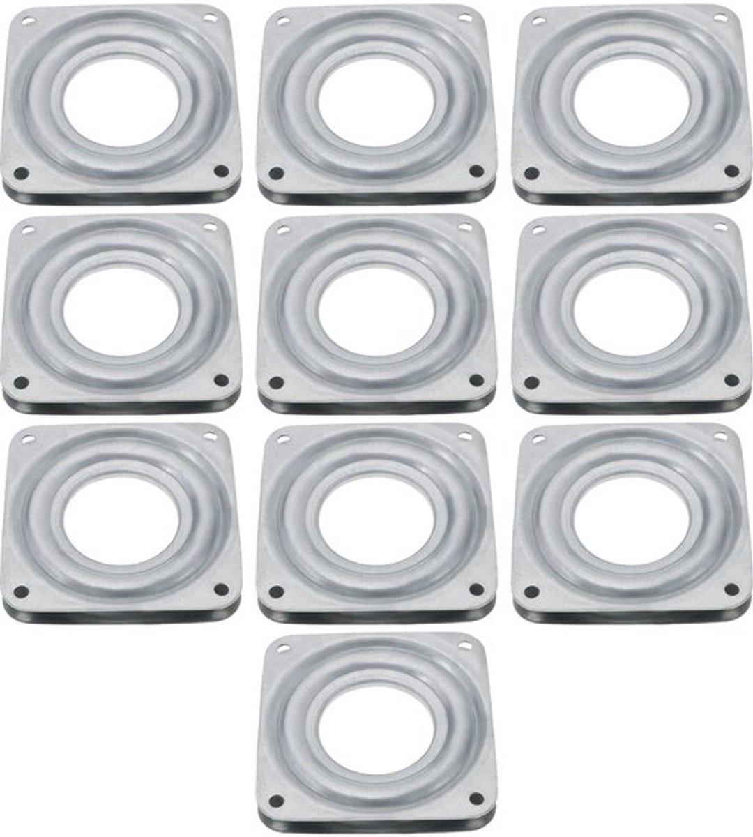 10 stuks lazy susan draaiplaten lagers vierkant roterende plaat zware draaiplateau accessoires voor meubels barstoelen kantoor draaistoelen 2 8x2 8 3x3 inch
