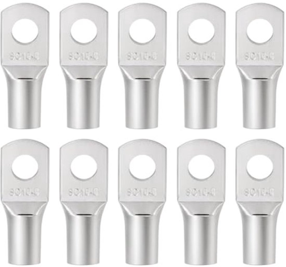 10 stuks terminal blocks sc25 8 draadboom terminal blocks buis einden niet ge soleerd