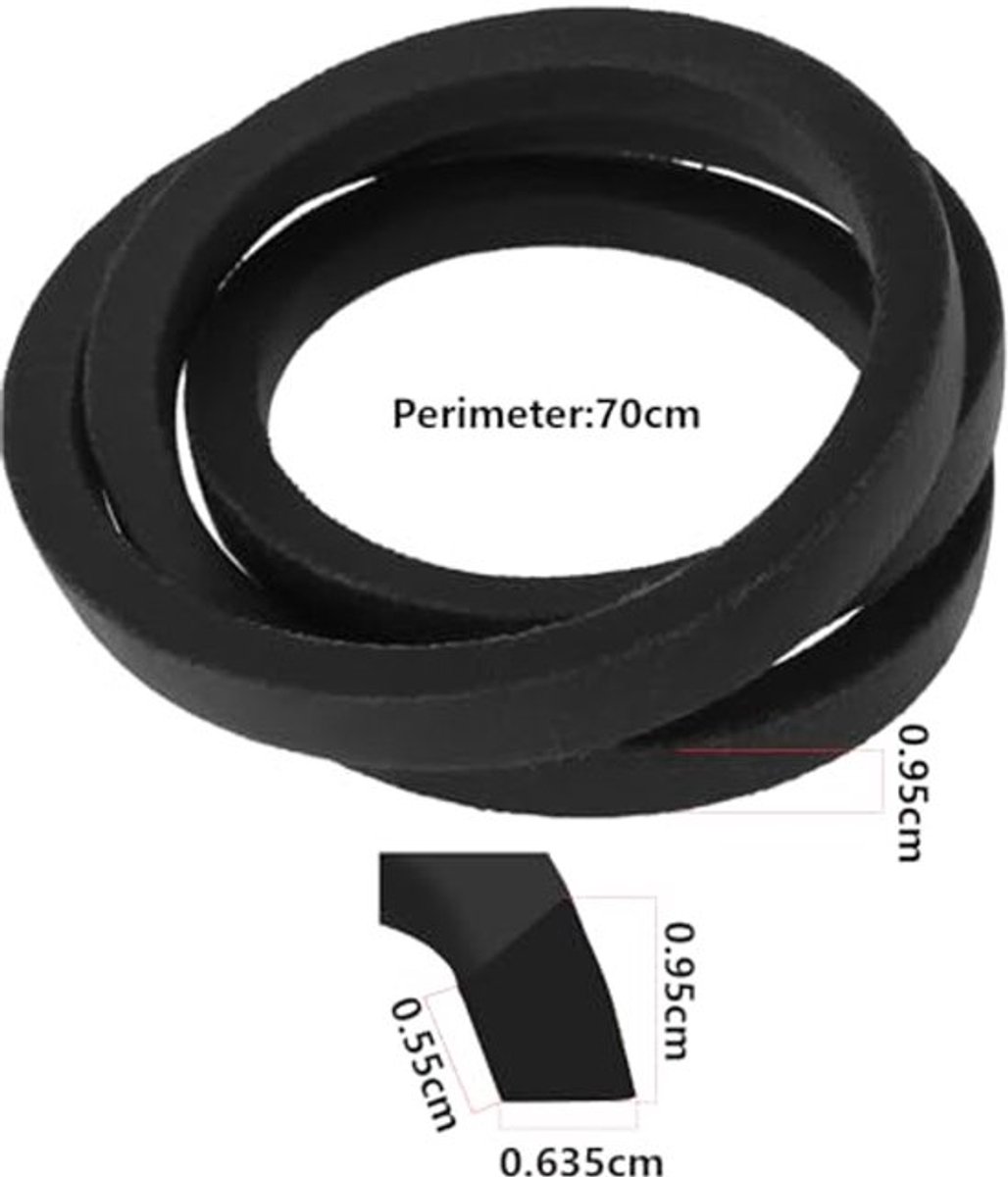 1pc Grasmaaier Versnellingsbak Aandrijfriem V-riem Vervangingsonderdeel 1209470 120-9470 Compatibel met Toro Timemaster 20200 20976 20978 20979 20977 20977 20975 Skateonderdeel kopen online