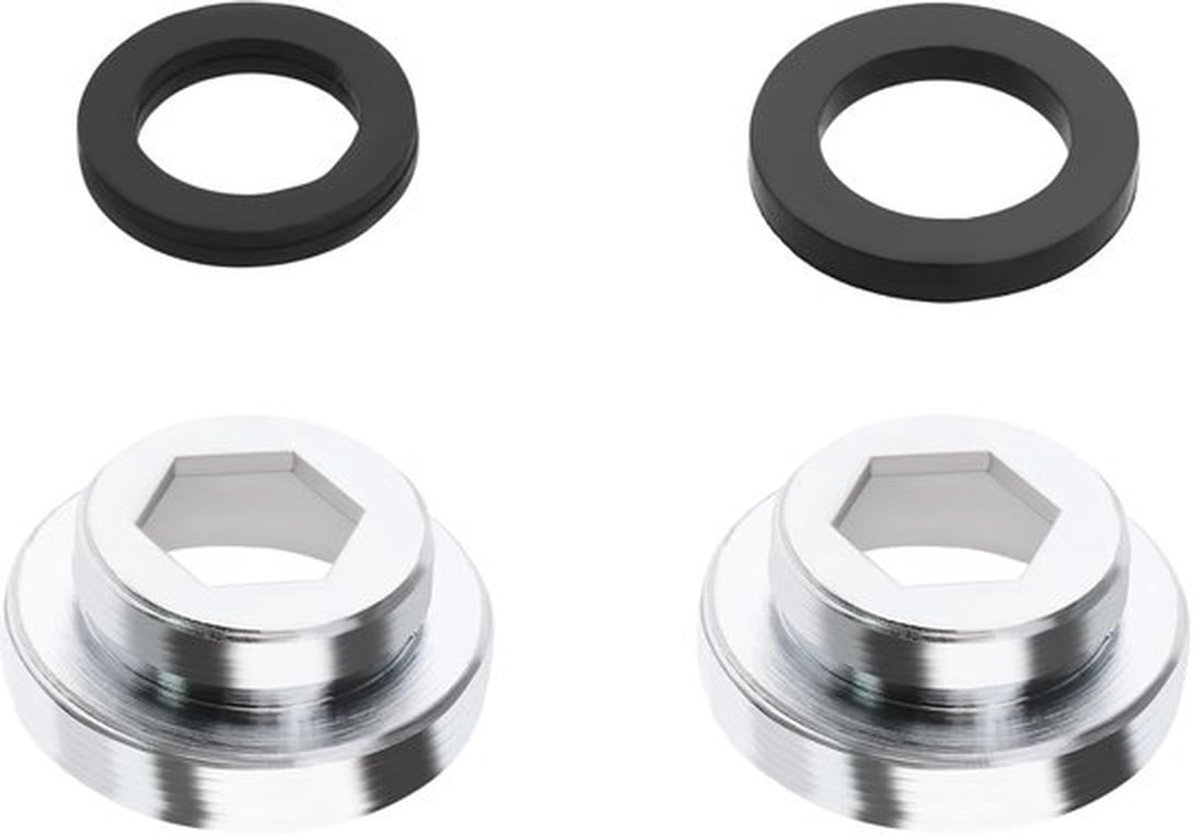 2 sets m30 m22 kraan aerator adapter externe draad m30 naar externe draad m22 waterfilter adapter geschikt voor het aansluiten van aerators op keukenkranen