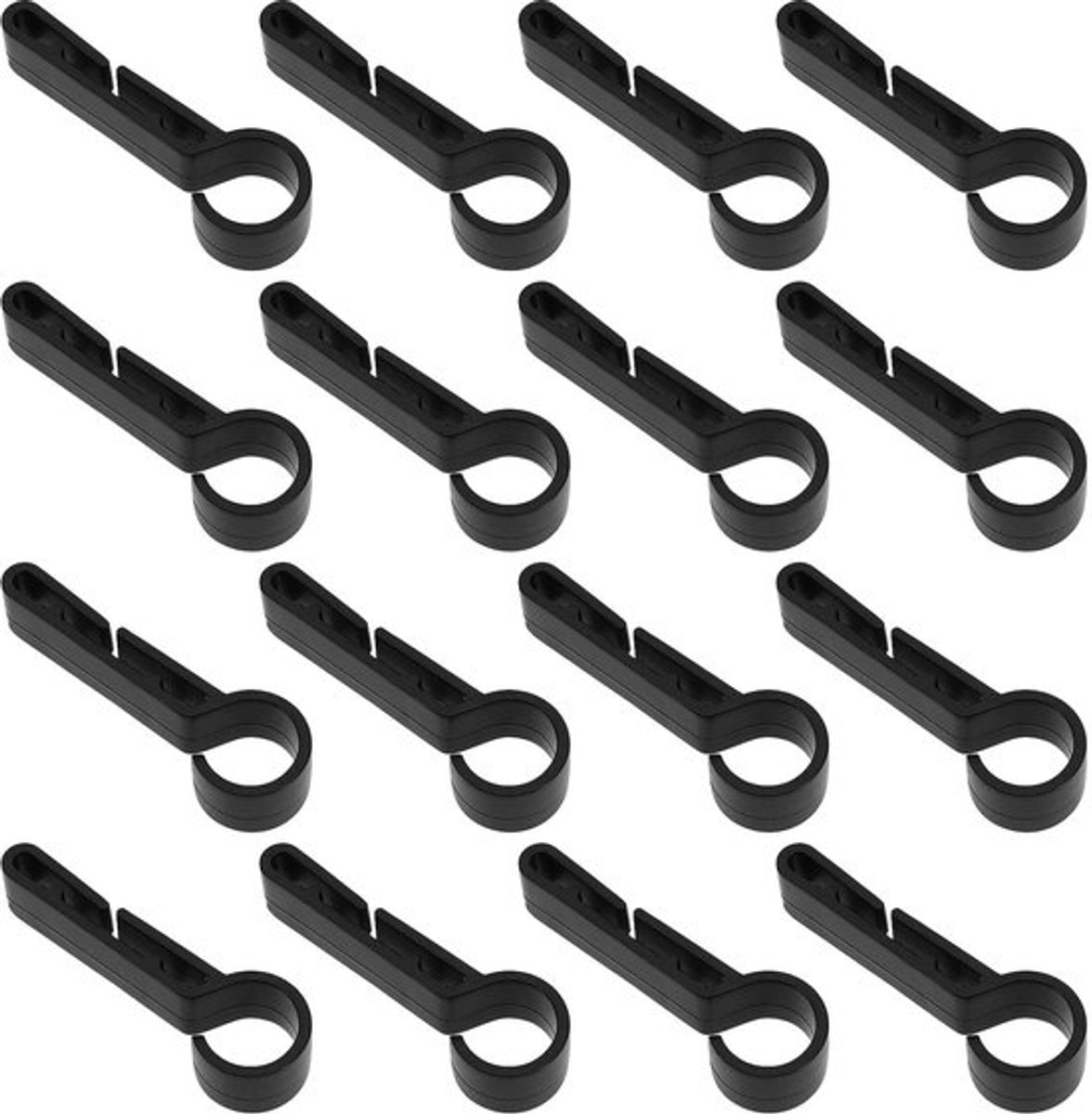 30pcs helmclip voor koplampen hoofdlamp bevestigingshaken voor smalle rand helm diverse koplampen voor bouw kamperen vissen fietsen wandelen