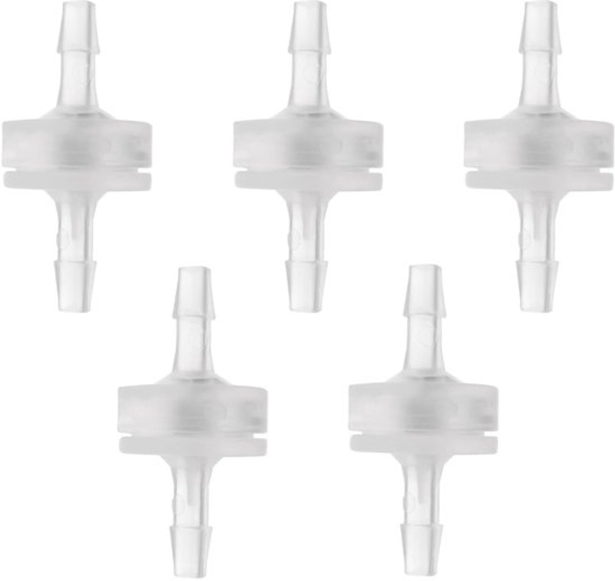 5pcs 1 8 inch 3mm eenrichtingsklep 30 6x14 9mm pp klep voor water brandstof olie lucht gas pneumatische systemen