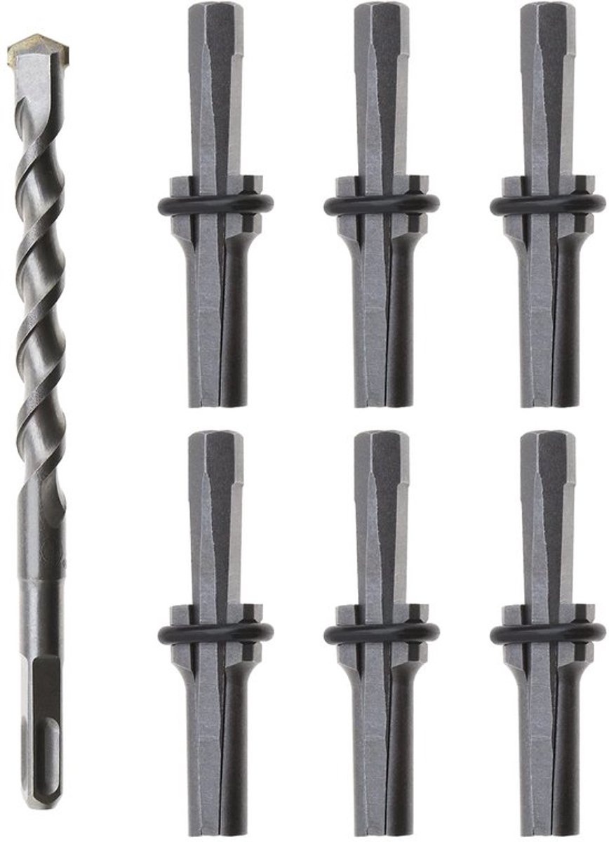 7x 16mm plug wedge spring shims 5 8 steen splijter beton marmer rock handgereedschap 16 200mm rotatie hamer boor