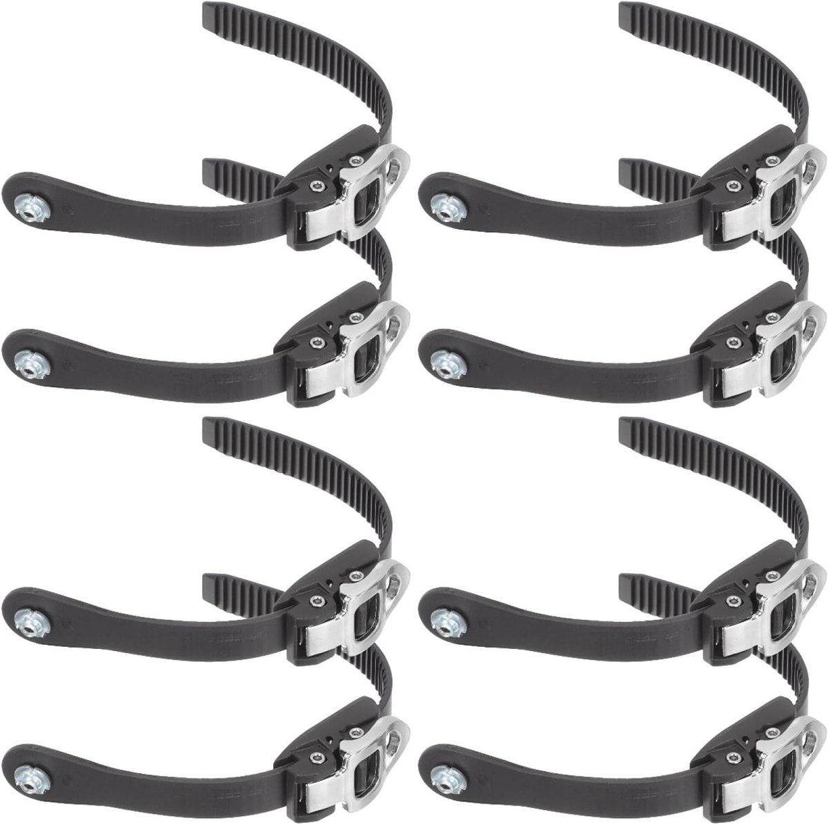 8 delige energieband set voor rolskates snowboardbindingen en inline skates inclusief draagbare pp gespen voor skate schoenen en vervangingsonderdelen