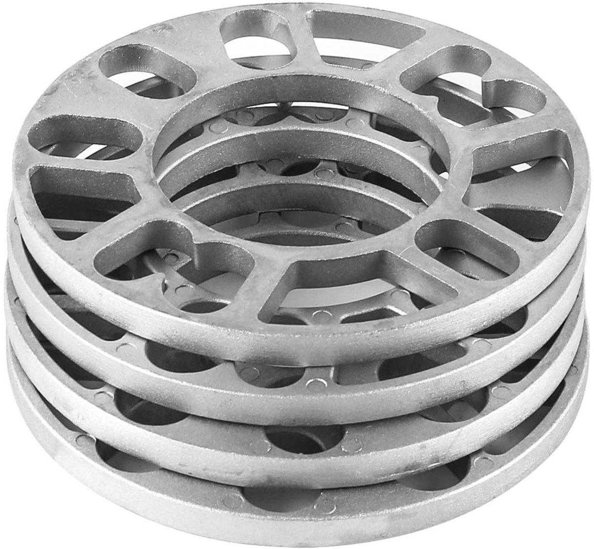 Allecto - 4-pack wielafstandhouders - aluminium legeringsshims - universele afstandhouder - 10 mm dikte - 100 mm tot 120 mm steekas - geschikt voor... Buitenspeelvoertuigaccessoire kopen online