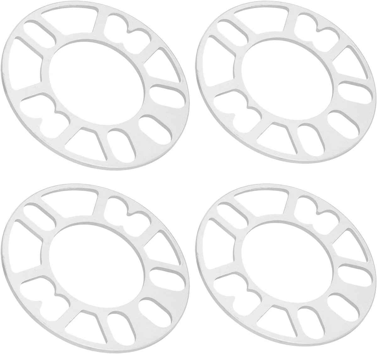 Allecto - Aluminium Wheel Spacers - Universele Hub Centric Set voor 4/5 Stud Wielen - Verbeterde Stabiliteit - Geschikt voor Auto's - Verhoogde Wie... Skateonderdeel kopen online