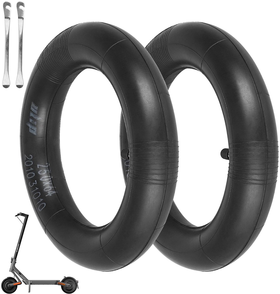 allecto binnenbanden hoge kwaliteit 250 x 64 mm geschikt voor xiaomi electric scooter duurzaam eenvoudig te installeren