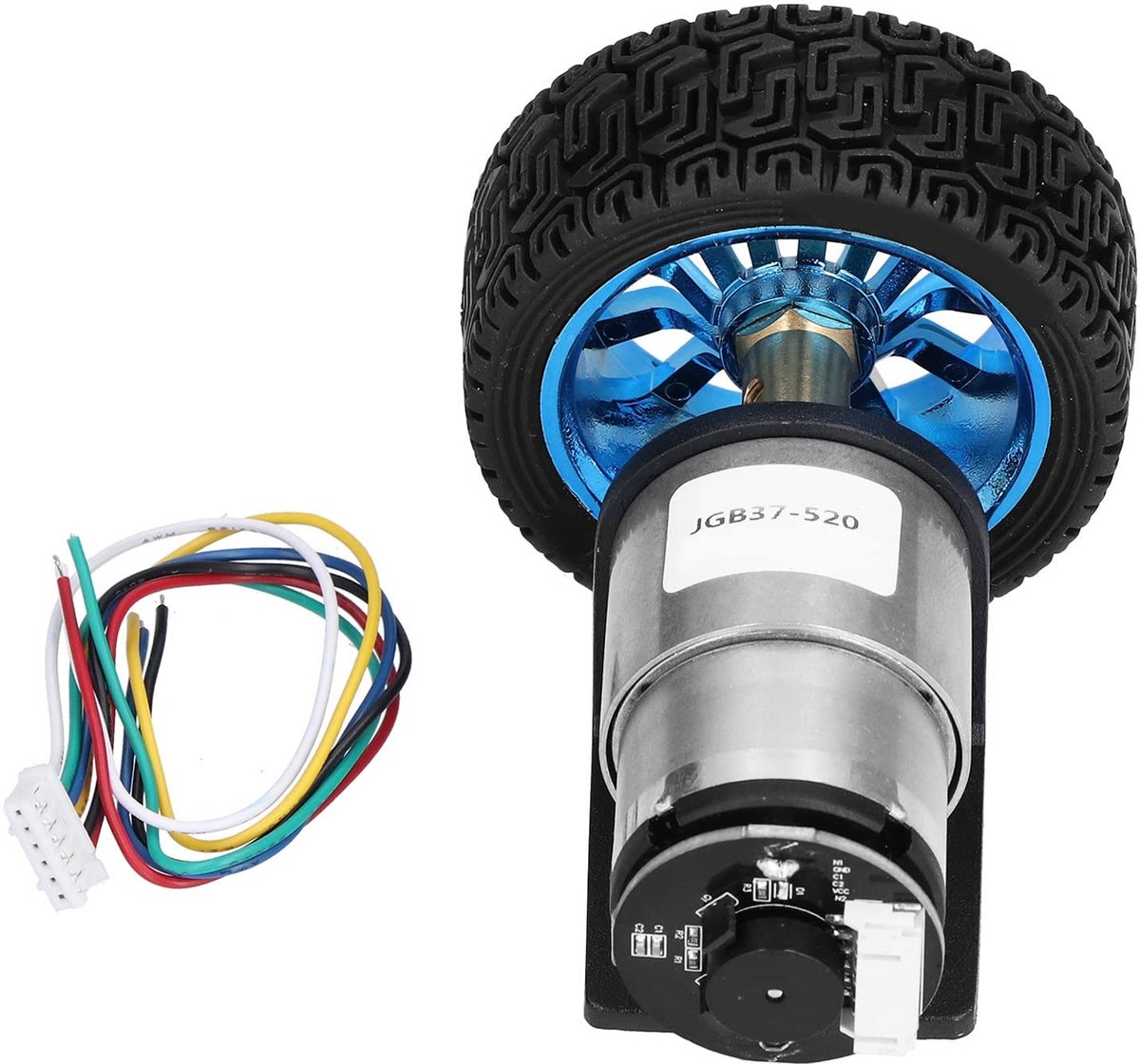 allecto dc 12v encoder motor set 1000 rpm voor balance car inclusief cw en ccw as met wielen perfect voor robotica geschikt voor hobb
