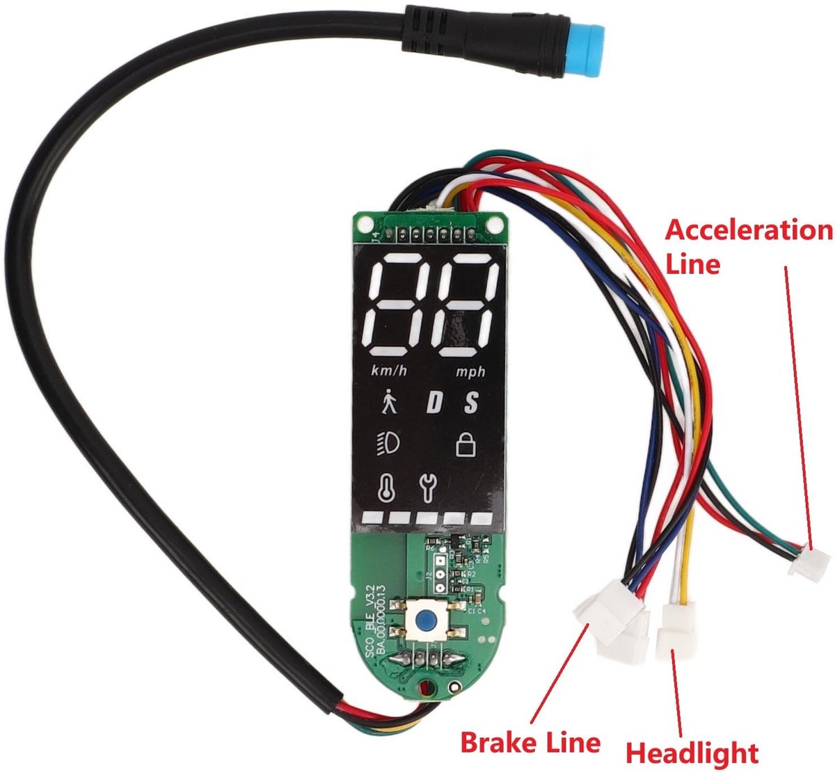 Allecto - Elektrische scooter dashboard - Vervangingsonderdeel - Groen - Waterdicht - Verbeter je rijervaring - Geschikt voor Xiaomi Pro 2 - Kwalit... Buitenspeelvoertuigaccessoire kopen online