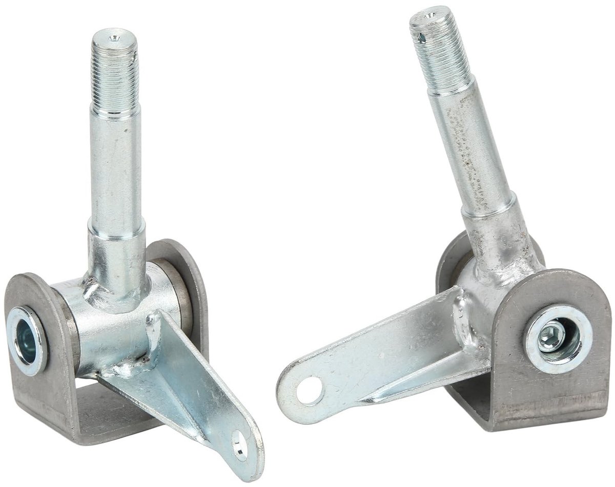 Allecto - Go Kart Spindle Set - Stalen Spindel Beugel Set - Duurzaam en Robuust - 4.5in x 5/8in - Geschikt voor Go Kart Accessoires - 2 Stuks Buitenspeelvoertuigaccessoire kopen online