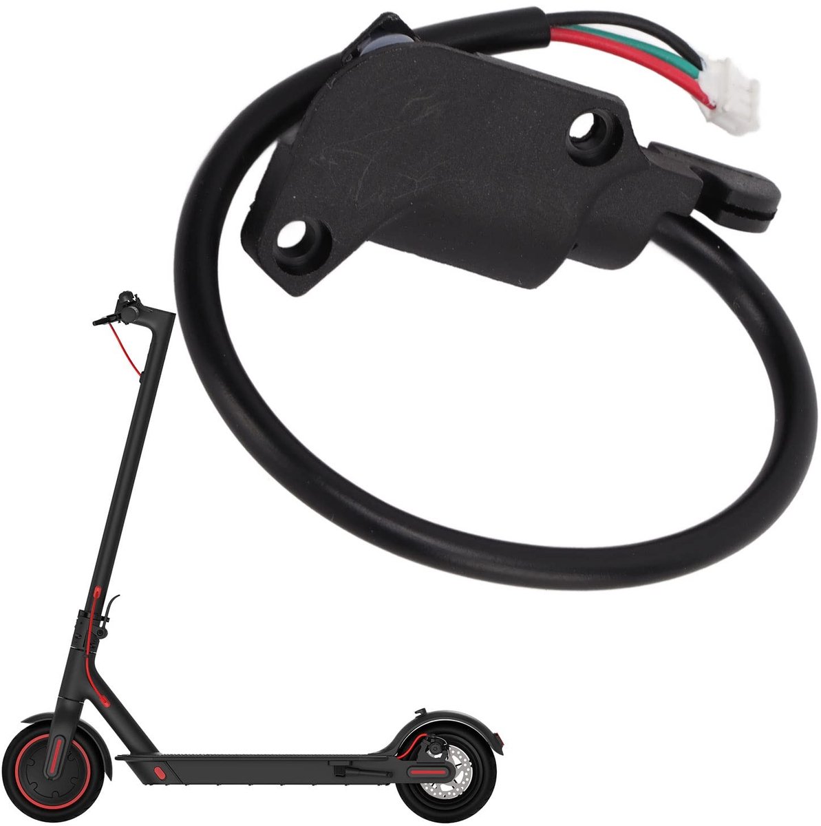 allecto handrem hall kabel duurzaam geschikt voor xiaomi m365 e bike remsensor kabel handrem abs materiaal