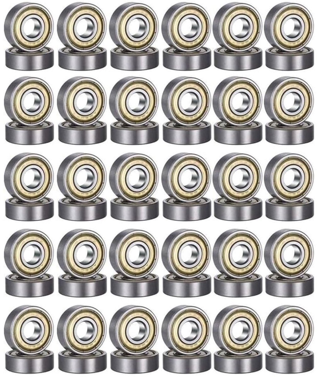 Allecto - Kogellagers - Set van 60 - Ideaal voor Skateboards en Scooters - 8 x 22 x 7 mm - Hoogwaardige kwaliteit Kogellagers - Duurzaam en betrouw... Skateonderdeel kopen online