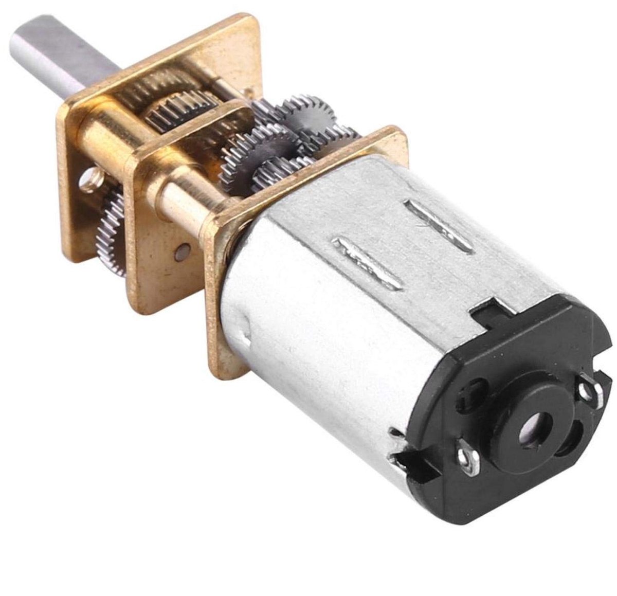 allecto reductiemotor mini elektrische motor hoog koppel 6v versnellingsbak ideaal voor robotica compact model