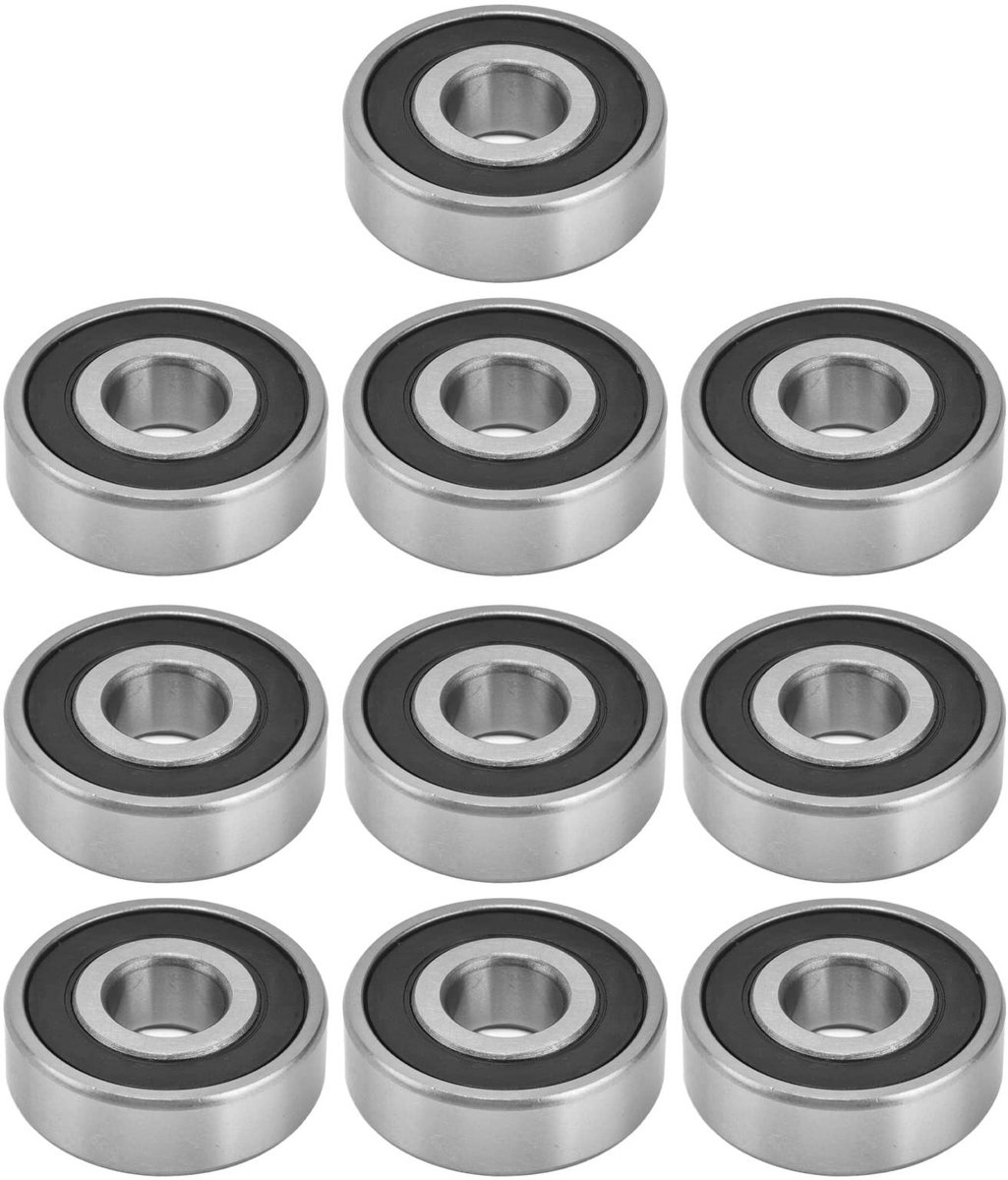 Allecto - Rubber Sealed Kogellagers - 10-delige set 6300/6301/6302/6303/6304 - Voor Lineaire Beweging - Hoogwaardige kwaliteit - Duurzaam en betrou... Skateonderdeel kopen online