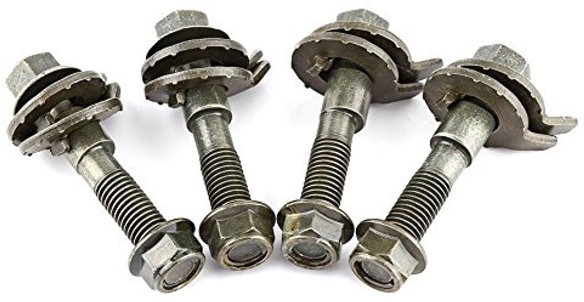 Allecto - Terisass Cam Bolt Set 14mm voor Voertuigen - 4-delige Stalen Wielenuitlijning Buitenspeelvoertuigaccessoire kopen online