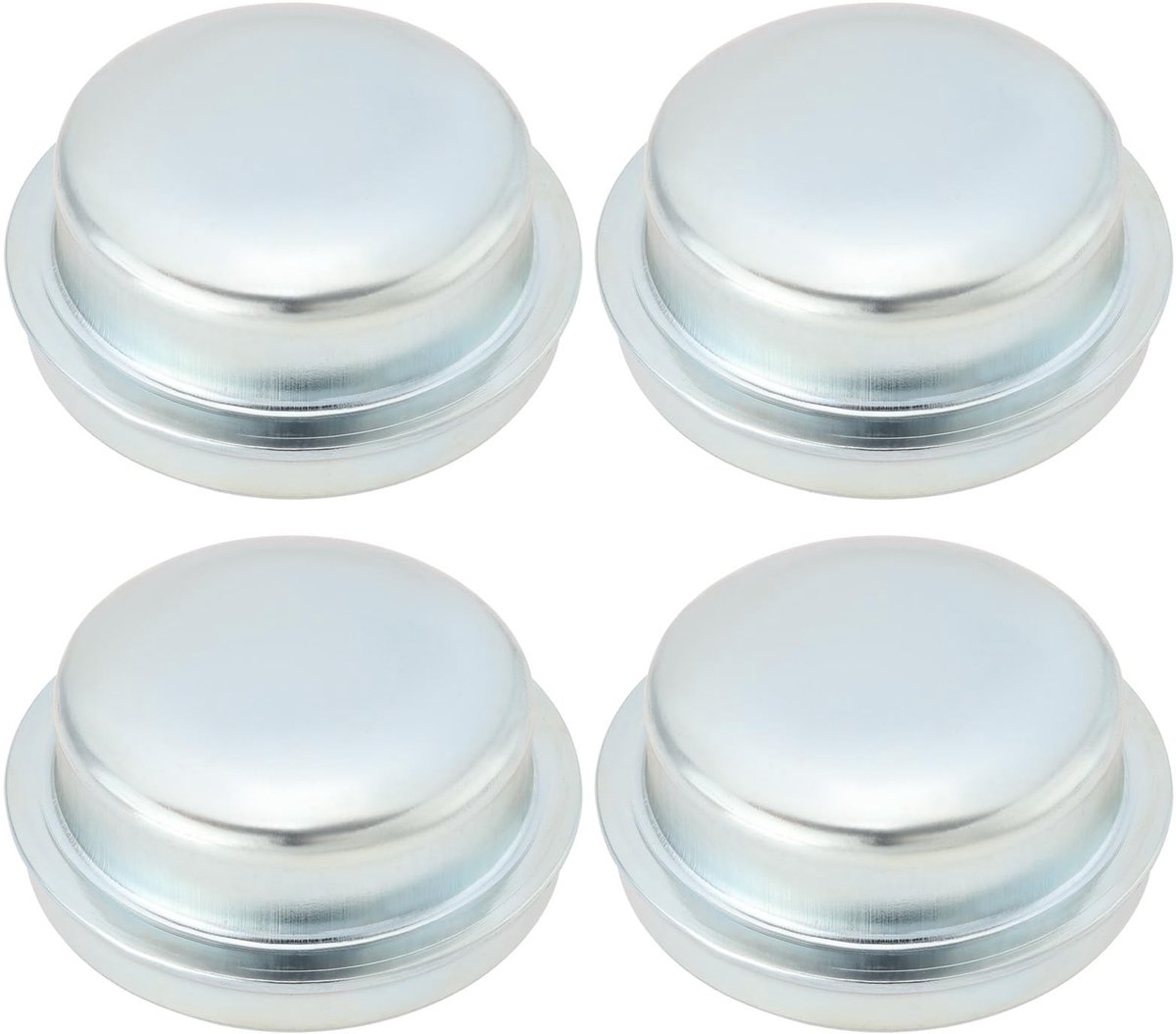 allecto trailer wiel hub cover stofkap zilver koudgewalst staal 64mm geschikt voor trailer wielen