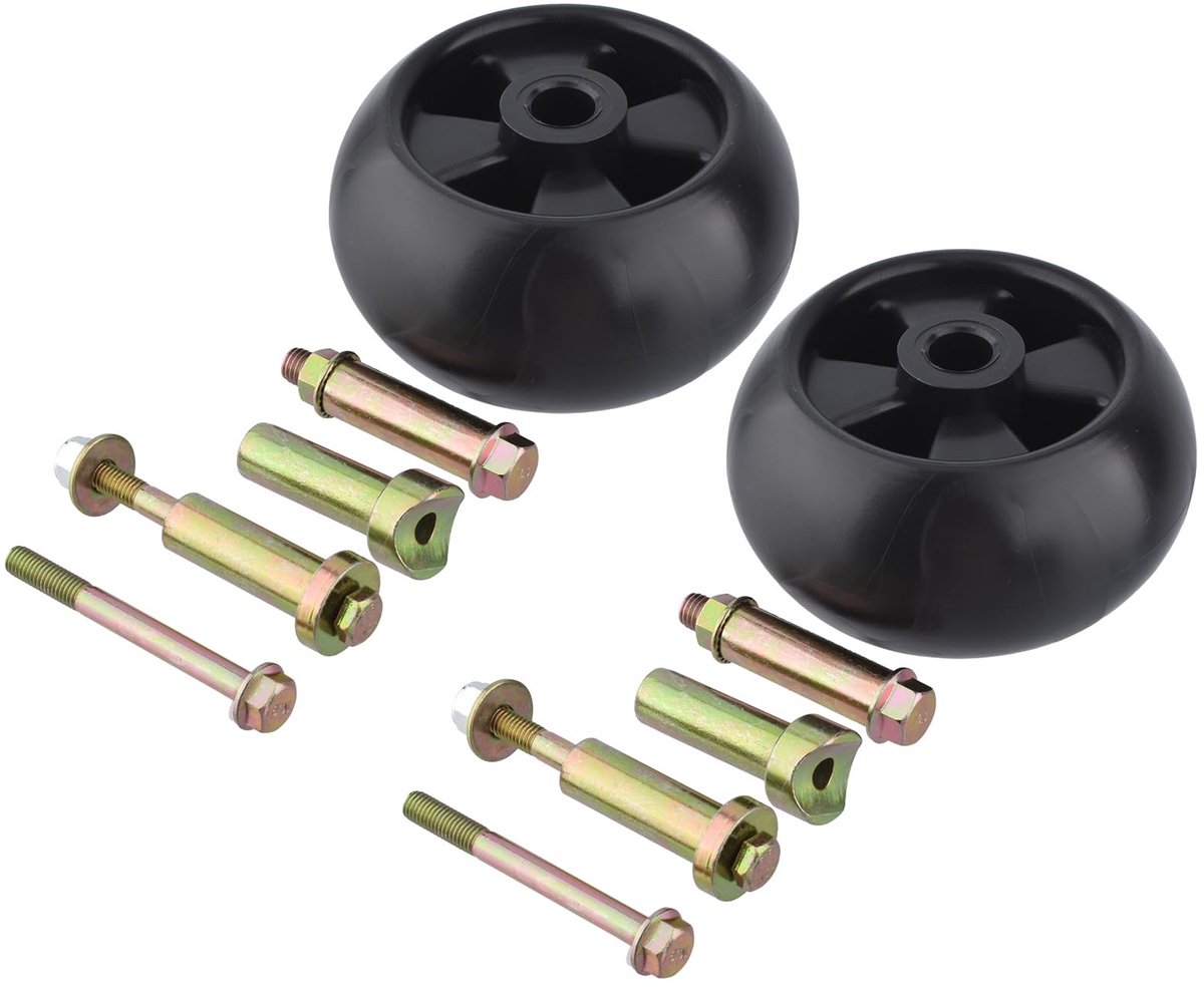 allecto vervangingswielen 5 inch deck wheel set hoogwaardige kwaliteit geschikt voor diverse grasmaaiers duurzaam materiaal betrouwbare