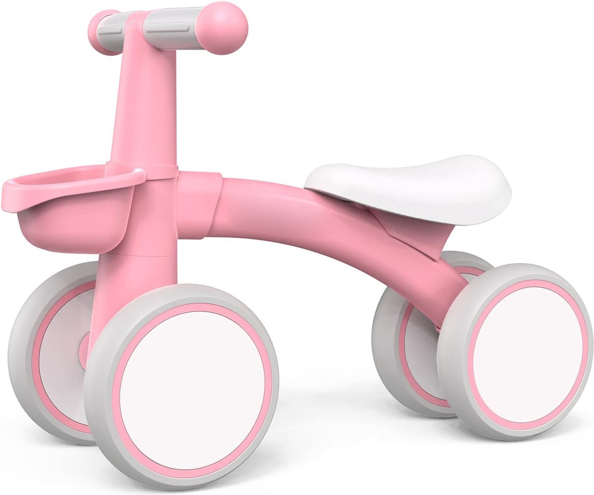 balansfiets voor kinderen vanaf 1 jaar loopfiets voor peuters van 12 24 maanden balansfiets met mandje voor jongens en meisjes eerste fiets zonder pedalen perfect cadeau voor 1e verjaardag