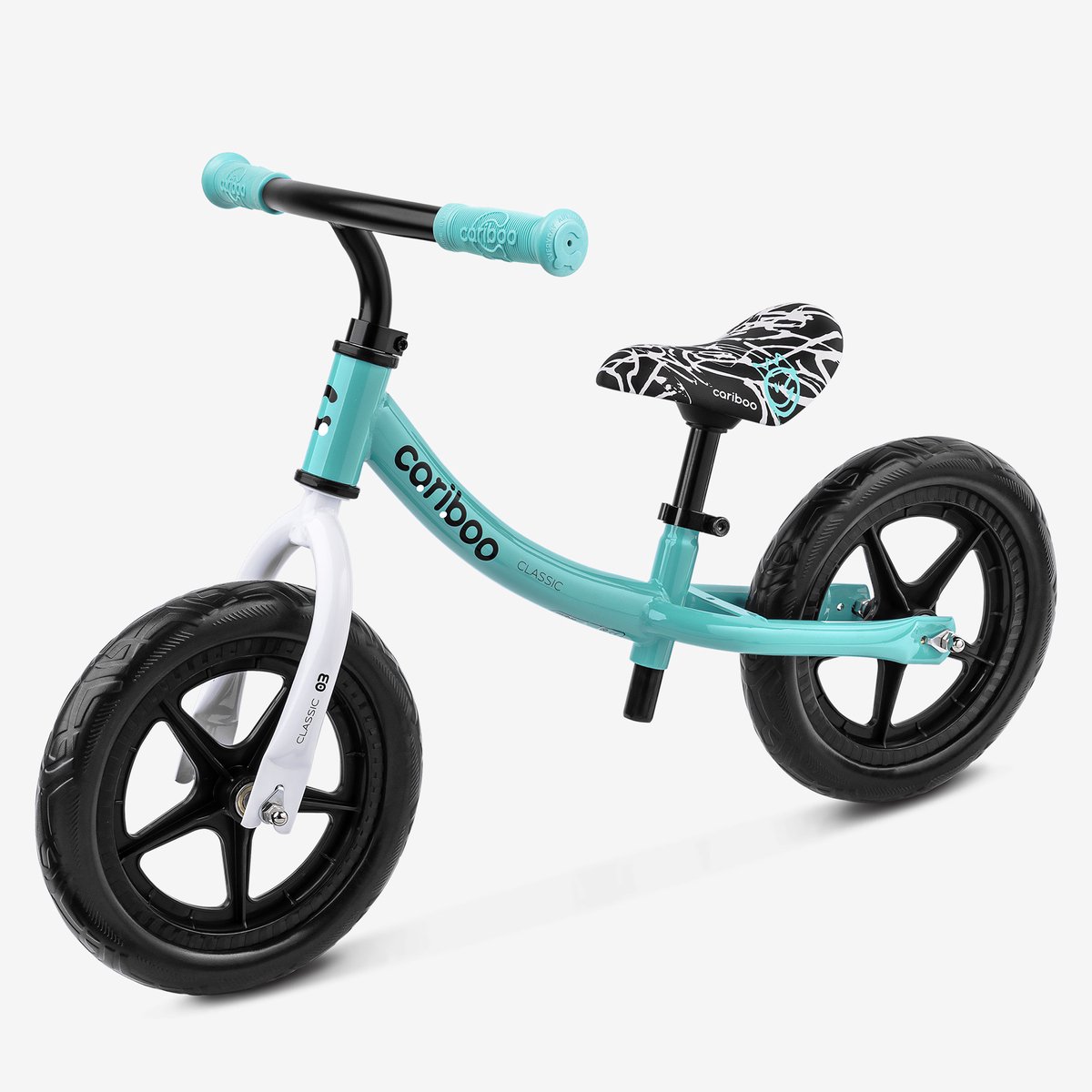 CARIBOO - CLASSIC - Loopfiets voor kinderen - Verstelbaar Stuur - Verstelbaar Zadel - Licht - Blau Loopfiets kopen online