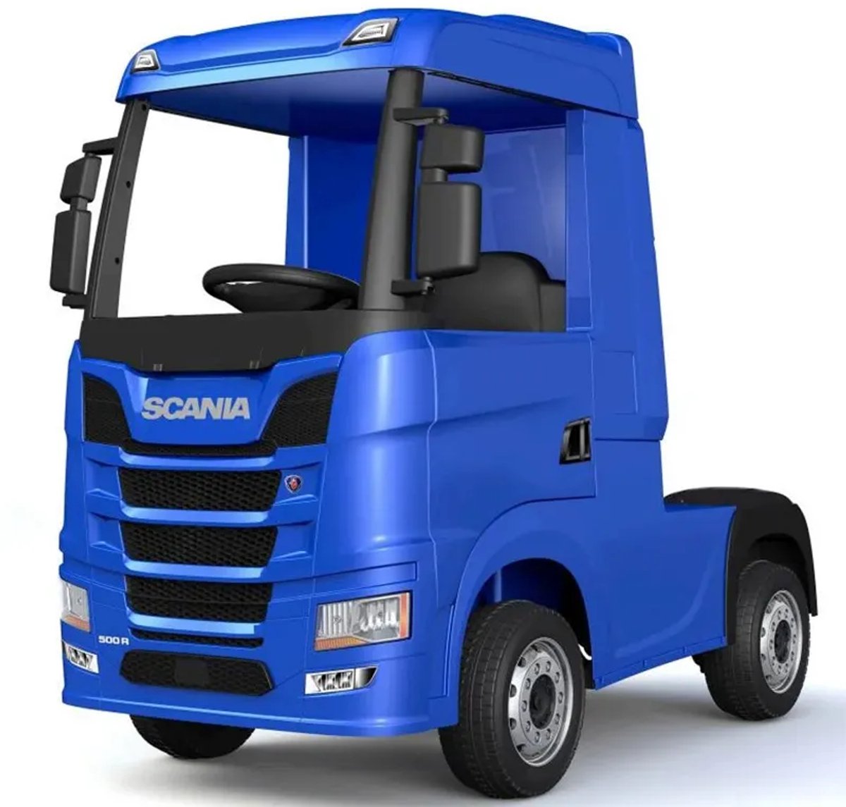 elektriscche kinderauto elektrische kinder vrachtwagen scania 500r truck 12v met afstandsbediening full options blauw