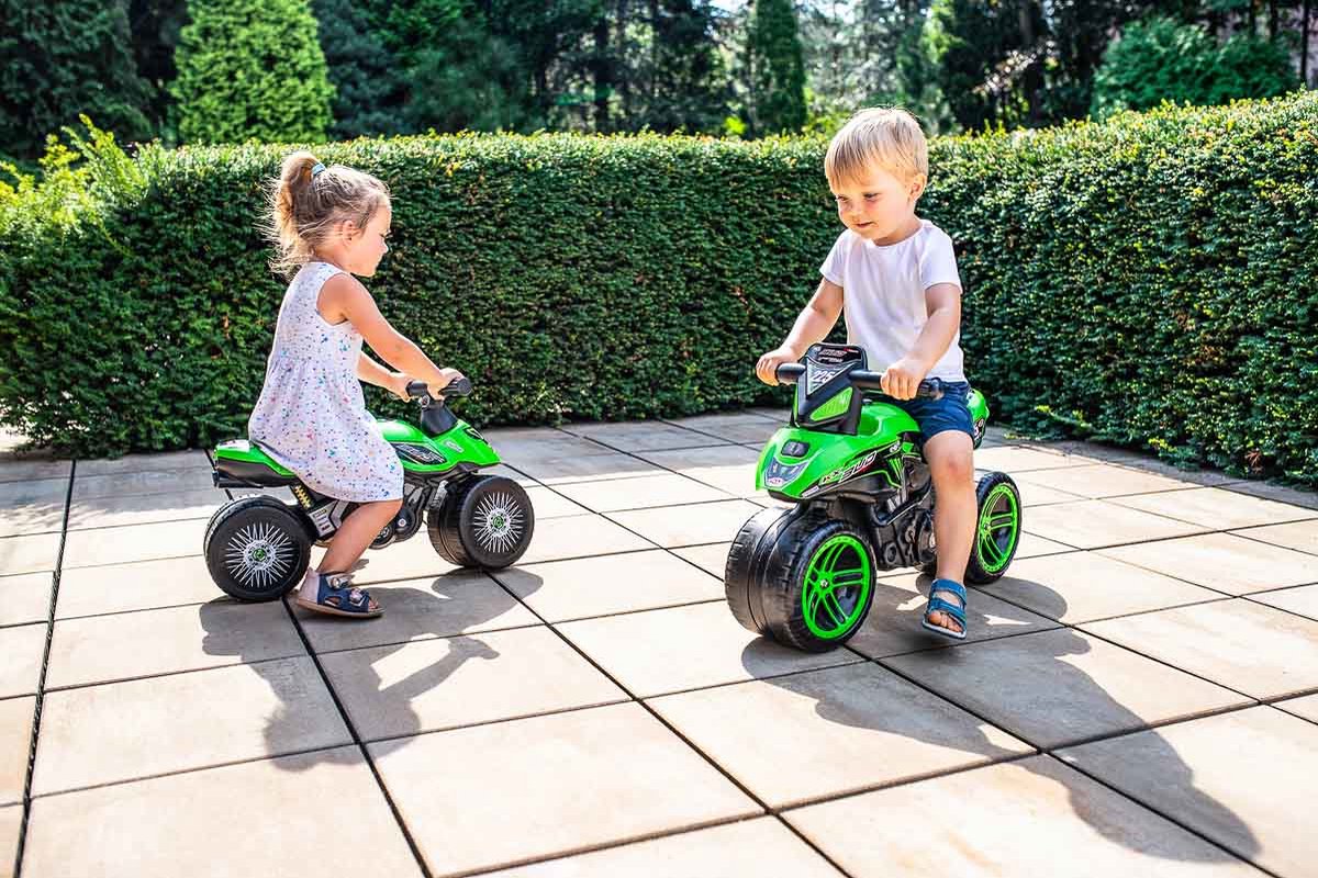 Falk Bud Racing Kawasaki KX, 1 jaar, 2 wiel(en), Zwart, Groen Loopmotor kopen online