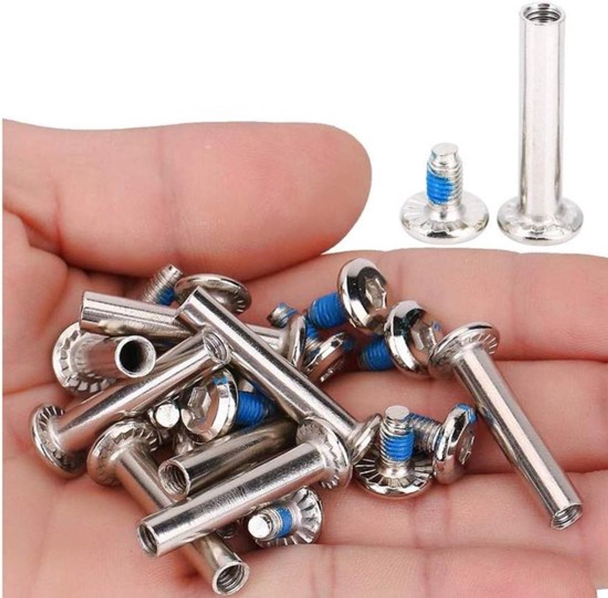 inline skate wheelscrew 10 stuks ijzer vervanging 31 mm inline screws voor skate wheels city park street skatepark