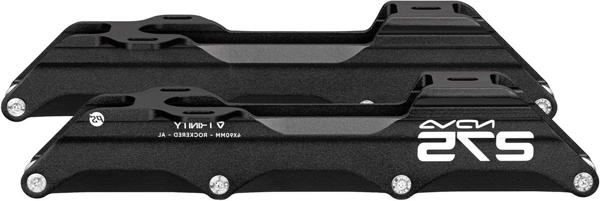 Inline Skates Frame - Skate Onderstel - Snel Skaten - Tri Frame - 275 mm - Zwart Skateonderdeel kopen online
