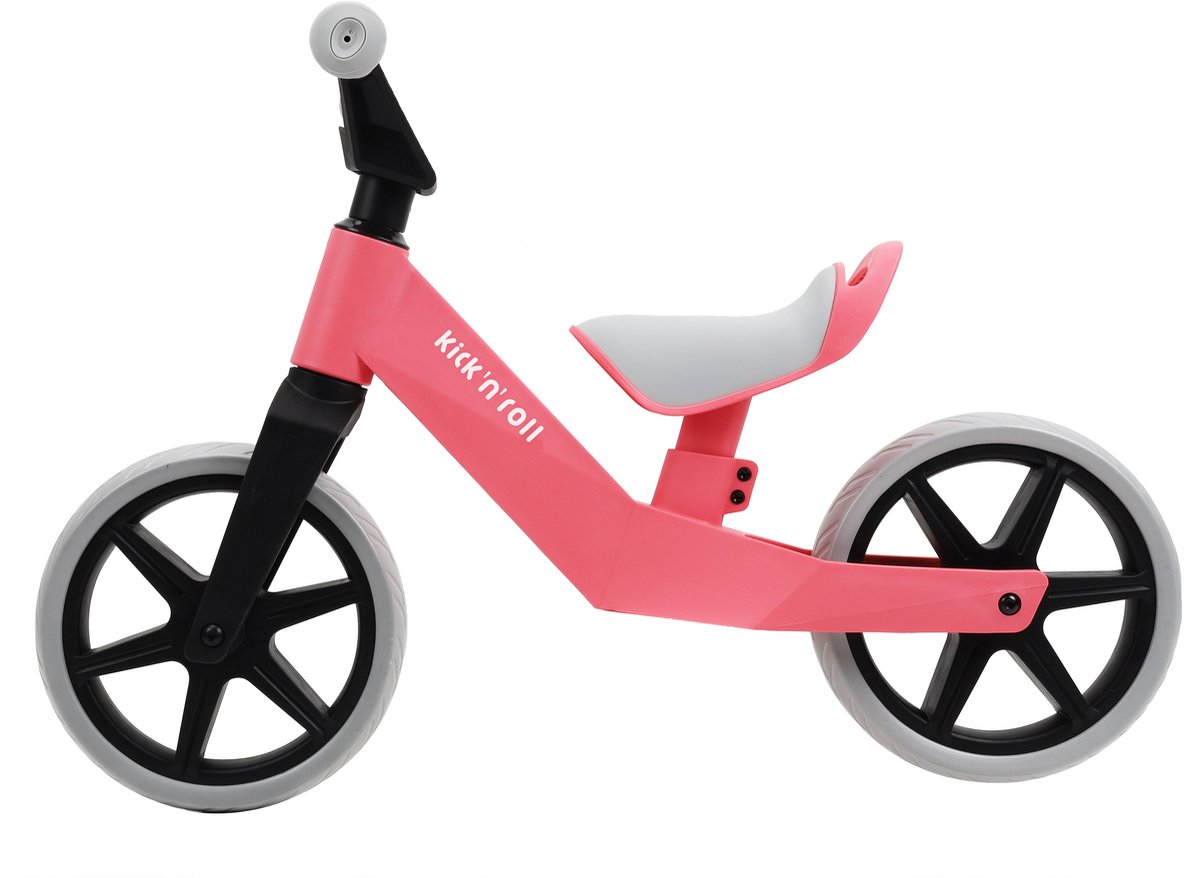 Kick'n'Roll TB02 - Loopfiets - Roze - Lichtgewicht - 2-4 jr. Loopfiets kopen online