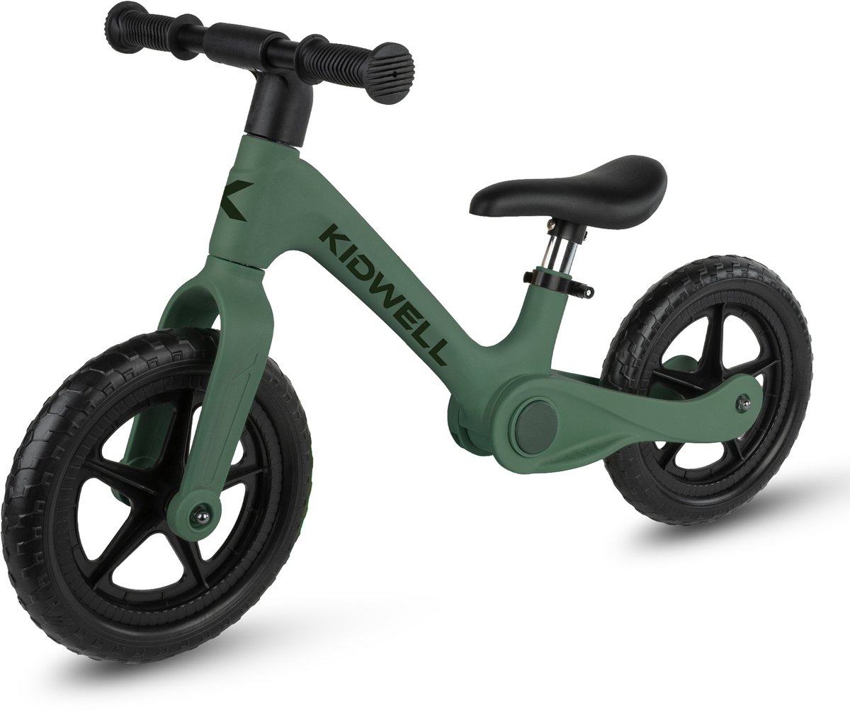 kidwell flex loopfiets opvouwbaar 12 inch vanaf 2 jaar groen