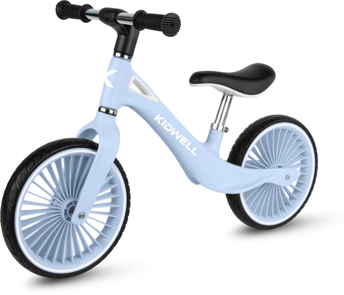 Kidwell-NIX-loopfiets-12 inch-vanaf 2 jaar-Blauw aura Loopfiets kopen online