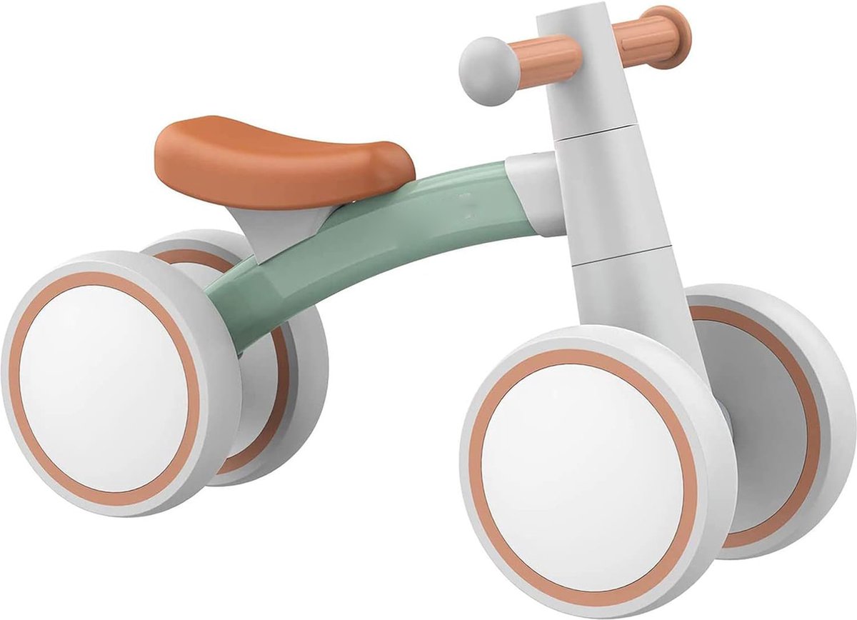 loopfiets voor kinderen vanaf 1 jaar balanceerfiets zonder pedalen speelgoed voor baby s 12 36 maanden eerste fiets met 4 wielen voor jongens en meisjes peuters eerste verjaardagscadeau