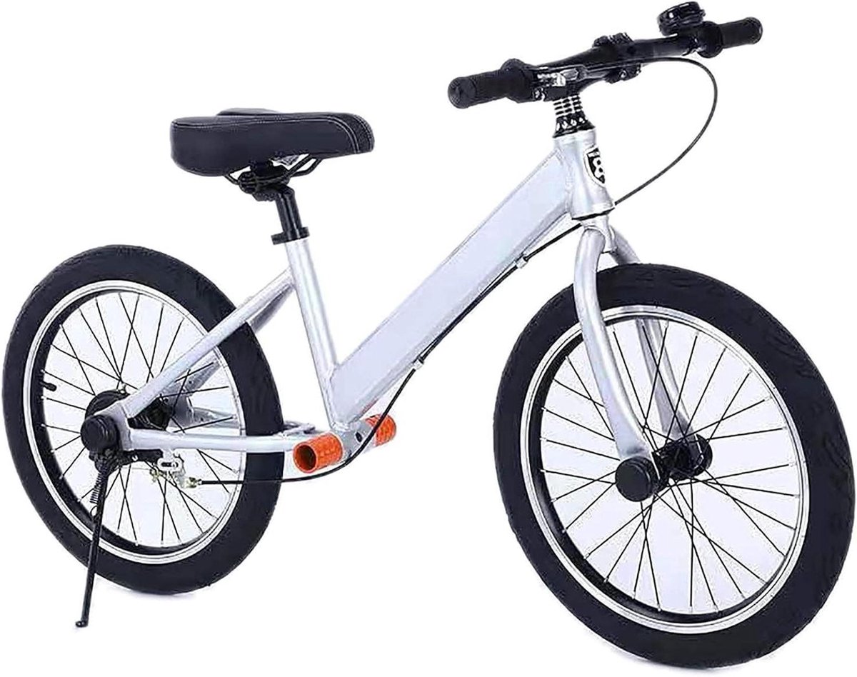 loopfiets voor volwassenen grote loopfiets pedaalloze fiets comfortabel transport met voetsteun en handrem 18 inch wielen