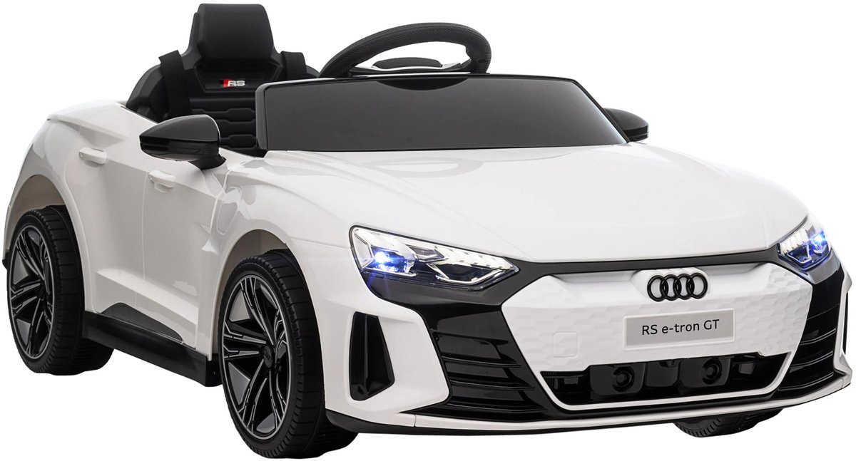 lum store elektrische kinderauto speelgoed auto veiligheidsgordel buitenspeelgoed muziek 3 5 km vanaf 3 jaar wit