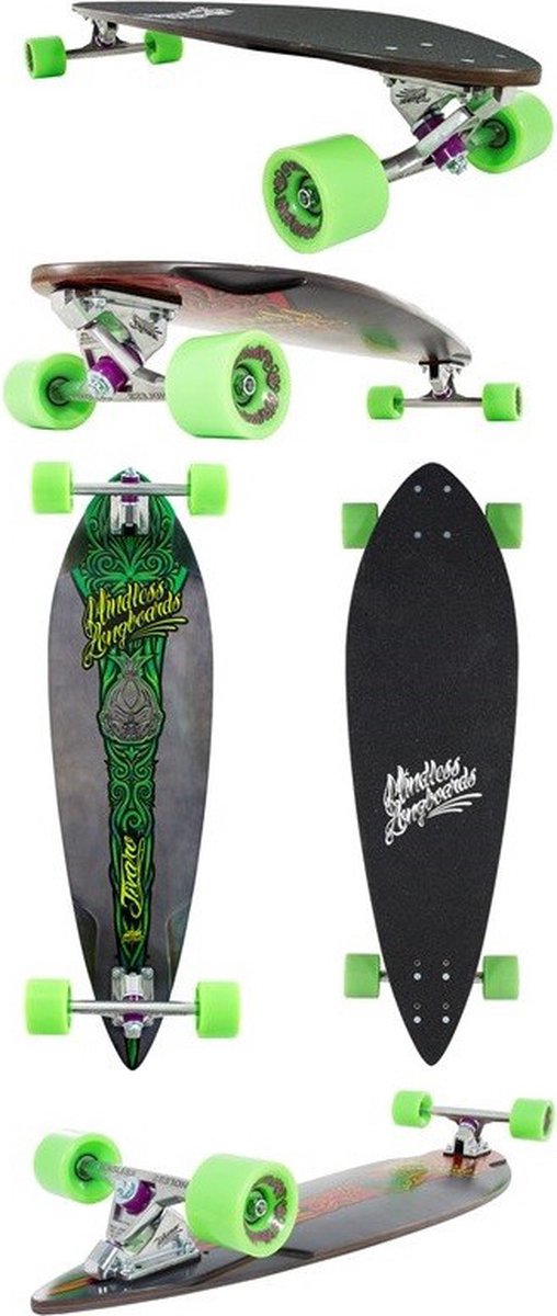 mindless voodoo jivaro green longboard